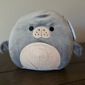Squishmallows - Matt - Gray Plush Seal Stuffed Animal with Gray Belly